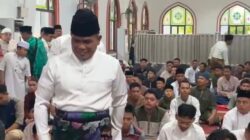 Bupati Zukri Beserta Jajaran Salat Idul Fitri 1446 H di Masjid Raya Al Muttaqin