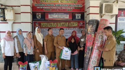 Dinas Sosial Salurkan Bantuan dari Kementrian Sosial untuk 106 Orang PPKS