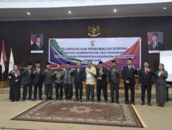 Wakil Bupati Pelalawan Lantik 9 Pejabat Administrator dan Pengawas