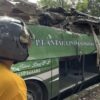 Laka tunggal : Bus PT. ALS mengalami rem blong puluhan orang meninggal Dunia